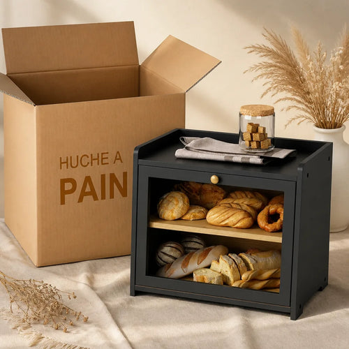 Boite à Pain 2 En 1 en situation d'utilisation