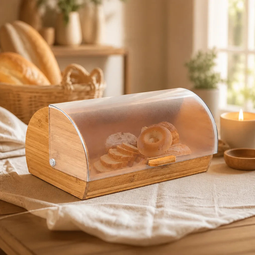 Boite à Pain Transparente Compacte