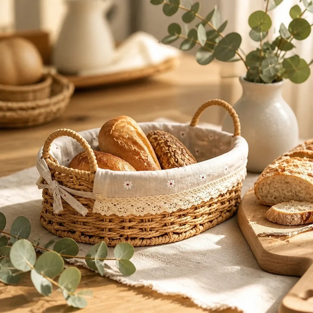Corbeille à Pain De Table Tressée