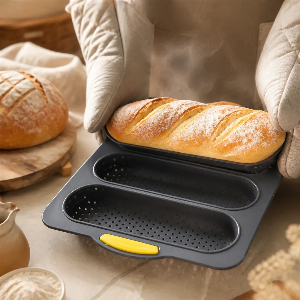 Grand Moule À Pain en situation d'utilisation