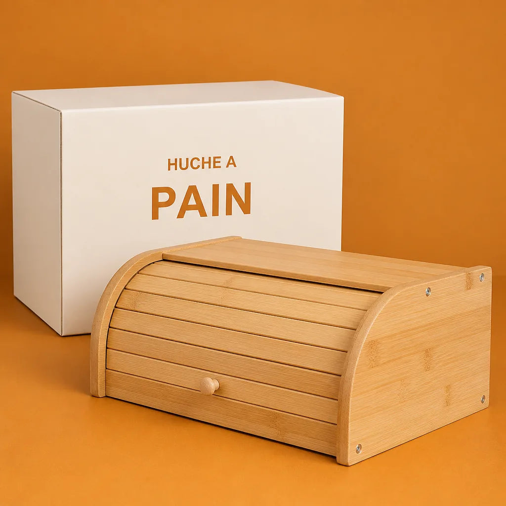 Huche À Pain Couvercle Roulant