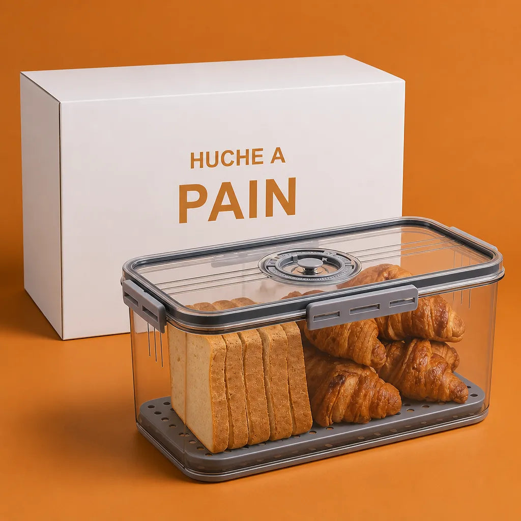 Huche À Pain Gris Anthracite