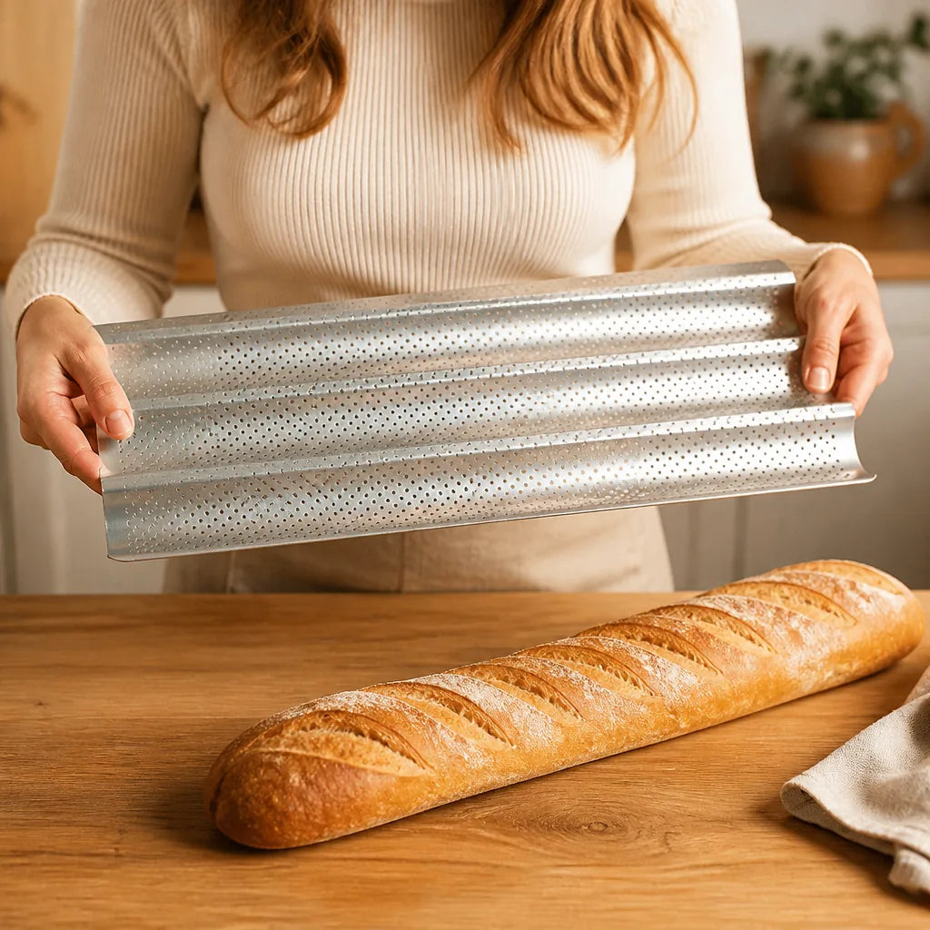 Moule À Baguettes Pain Écologiques - échelle de taille réelle