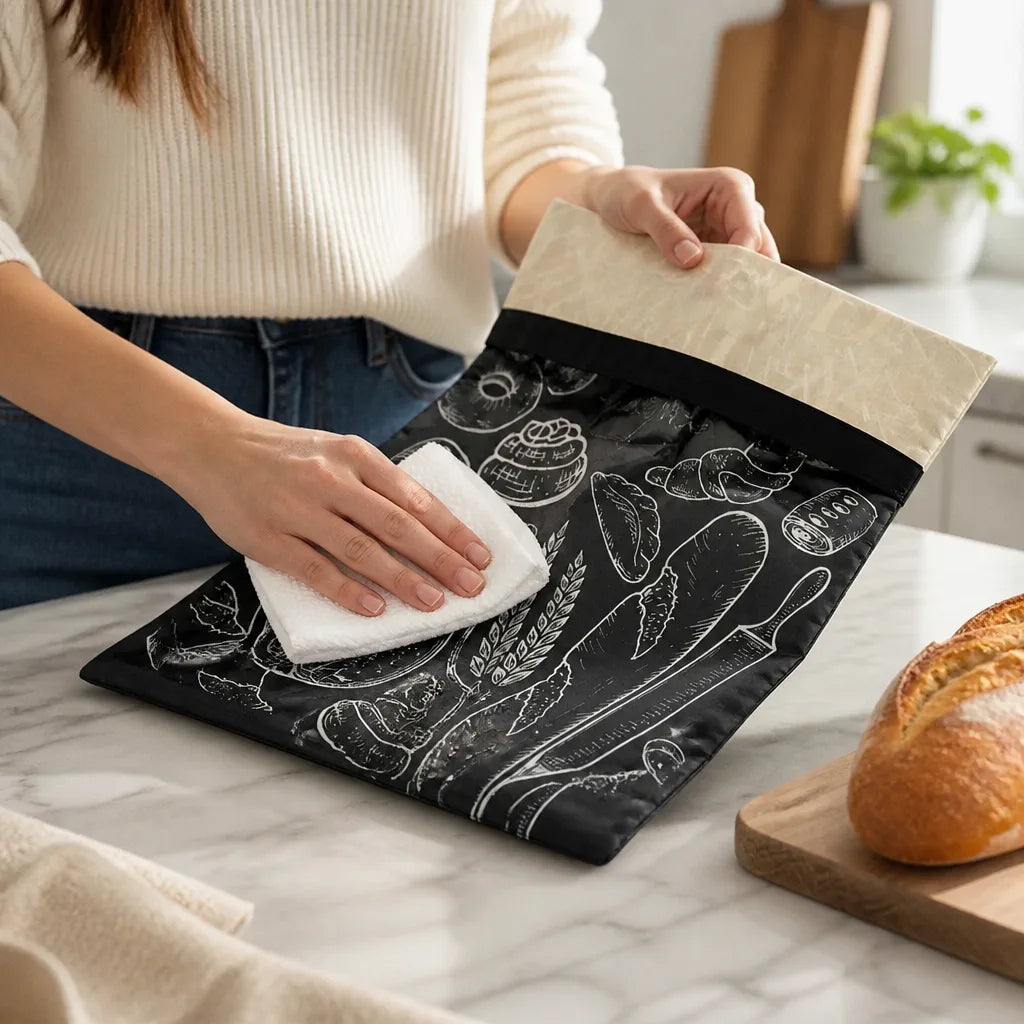 Sac a Pain Toile Ciree